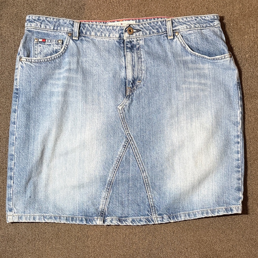 Tommy Hilfiger Women’s Denim Mini Skirt 100% Cotton